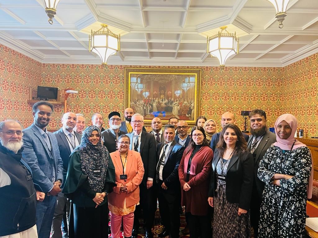 The nationwide launch of PlasticFreeRamadan, with members of Projects Against Plastic (PAP), Bristol Muslim Strategic Leadership Group (BMSLG) and Lord Dick Newby.